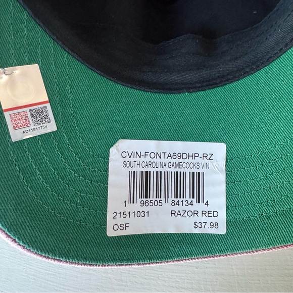 ’47 Brand South Carolina Gamecocks Hat Vintage Wash Razor Red OSFA Adjustable - Picture 4 of 6